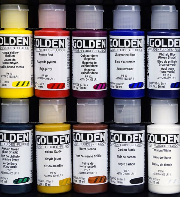 Acrílicos fluidos Golden 10 x 30 ml. Arteisa Objetos de arte